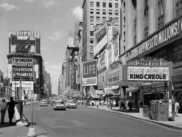 1958 view-north-up-7th-ave-at-45th-st-king-creole-starring-FPW2J7 copy